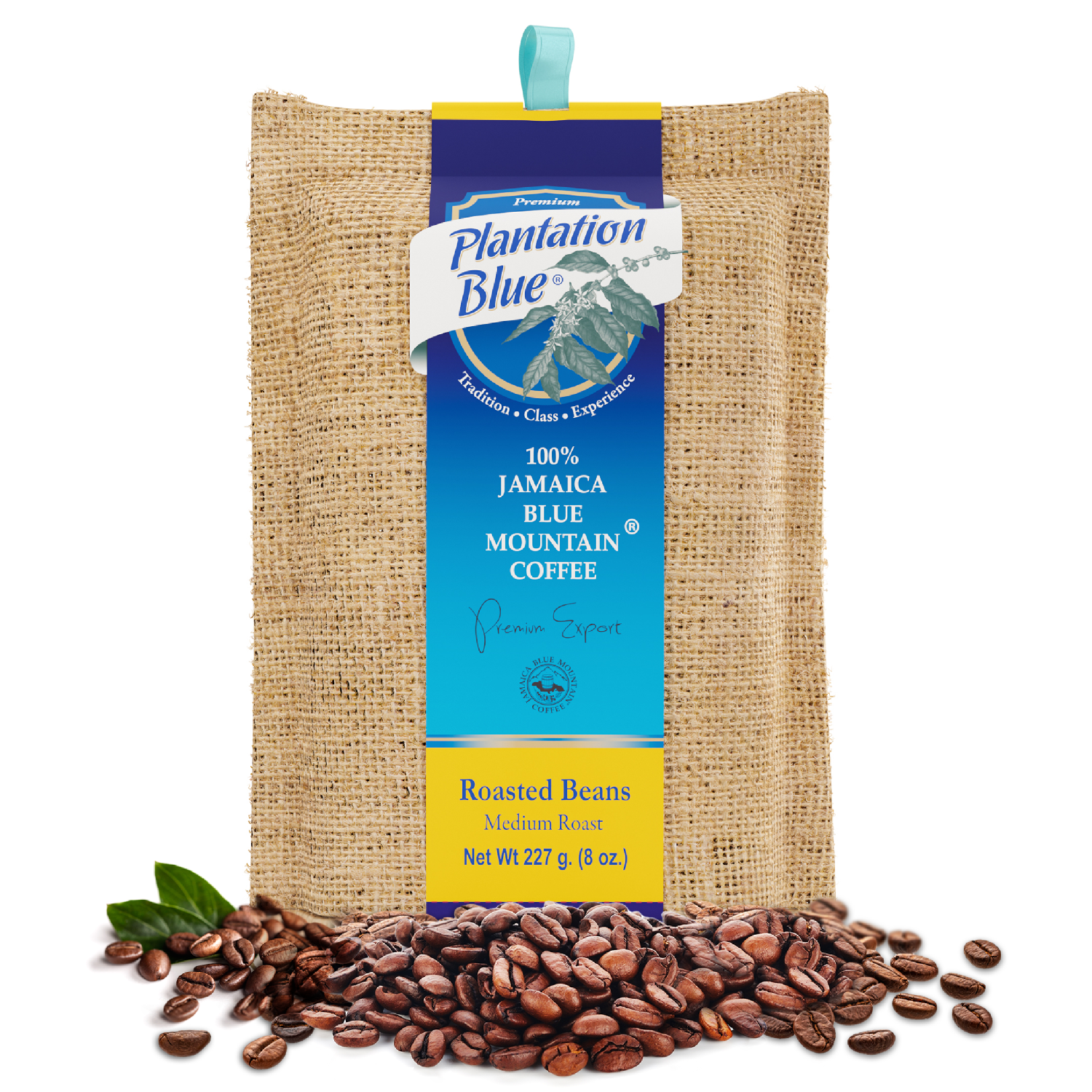 100% Jamaica Best Blue Mountain Coffee (8oz beans)