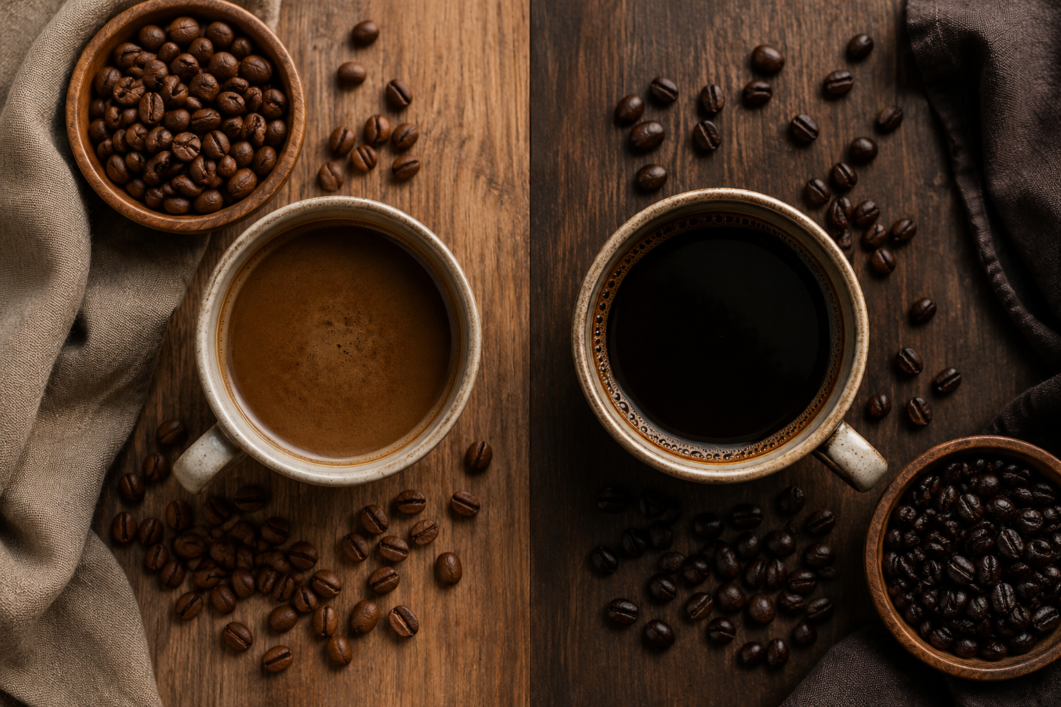 Dark Roast vs. Medium Roast: What's the Difference?