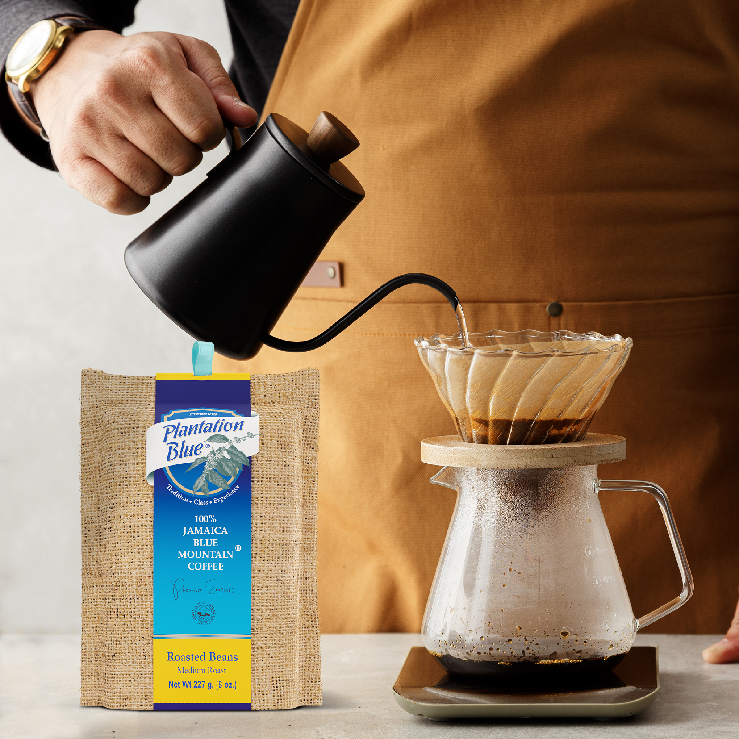 Island Symphony Duo: 8oz 100% Jamaica Blue Mountain + 1lb Bespoke Blend Whole Bean Coffee Bundle