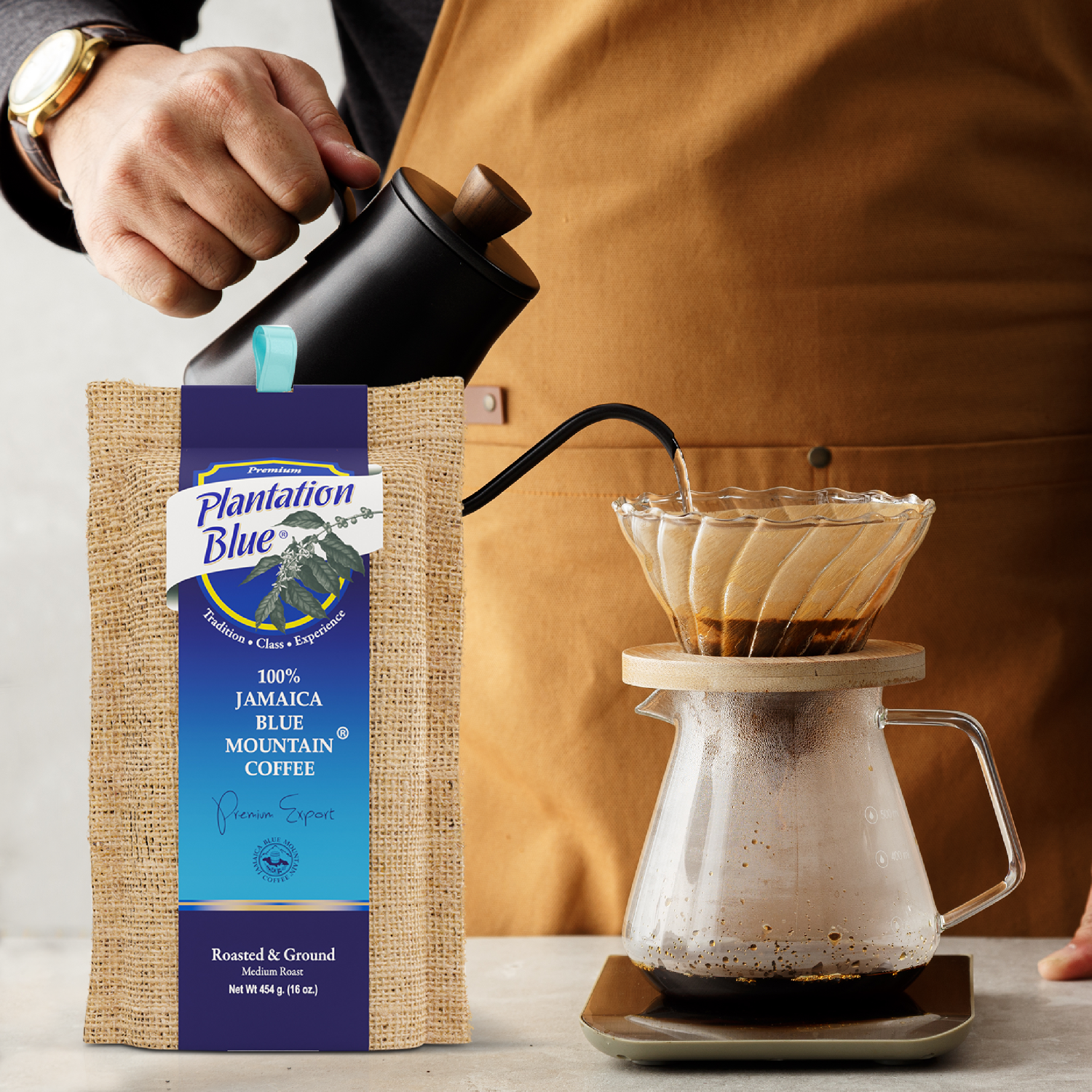 Plantation Blue® Jamaica Blue Mountain Coffee (16 oz - roasted and ground)